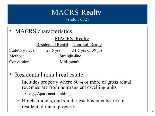 macrs method